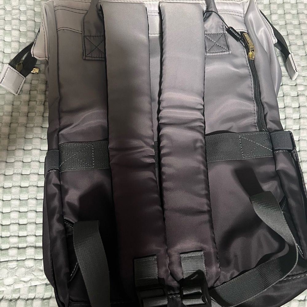 NWT Lovevook Gray and Black Gradient Multi-Pocket Backpack - Picture 5 of 5